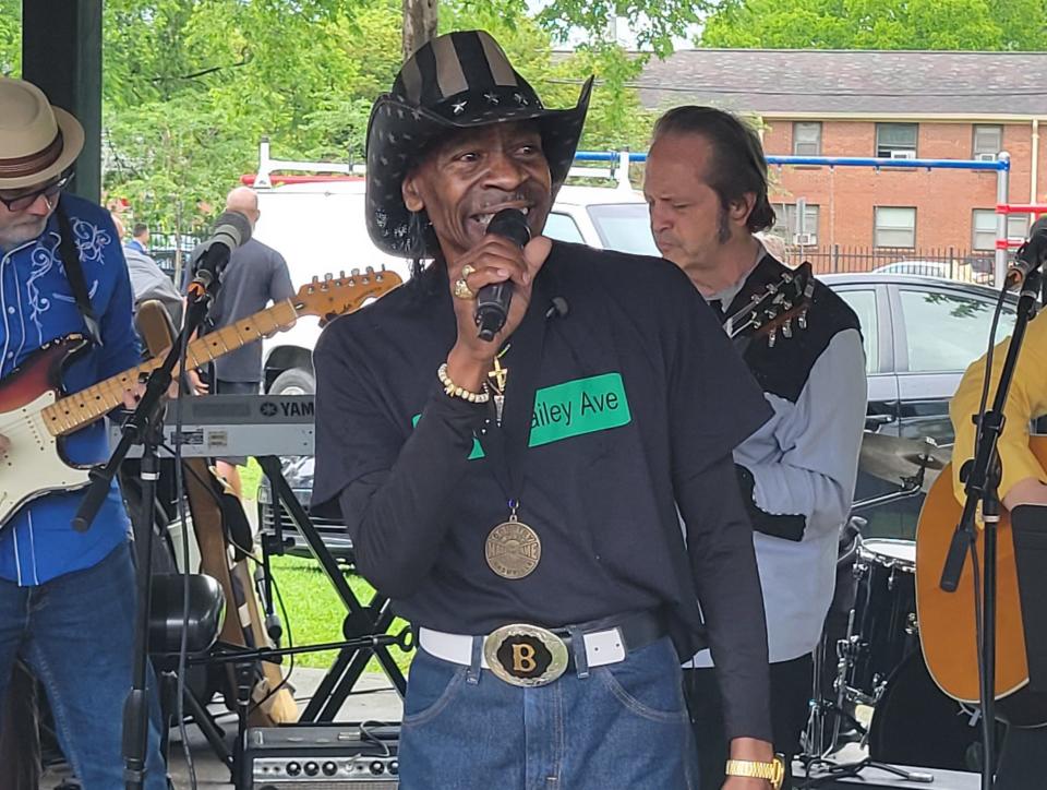 Carlos DeFord Bailey performs at DeFord Bailey street renaming ceremony