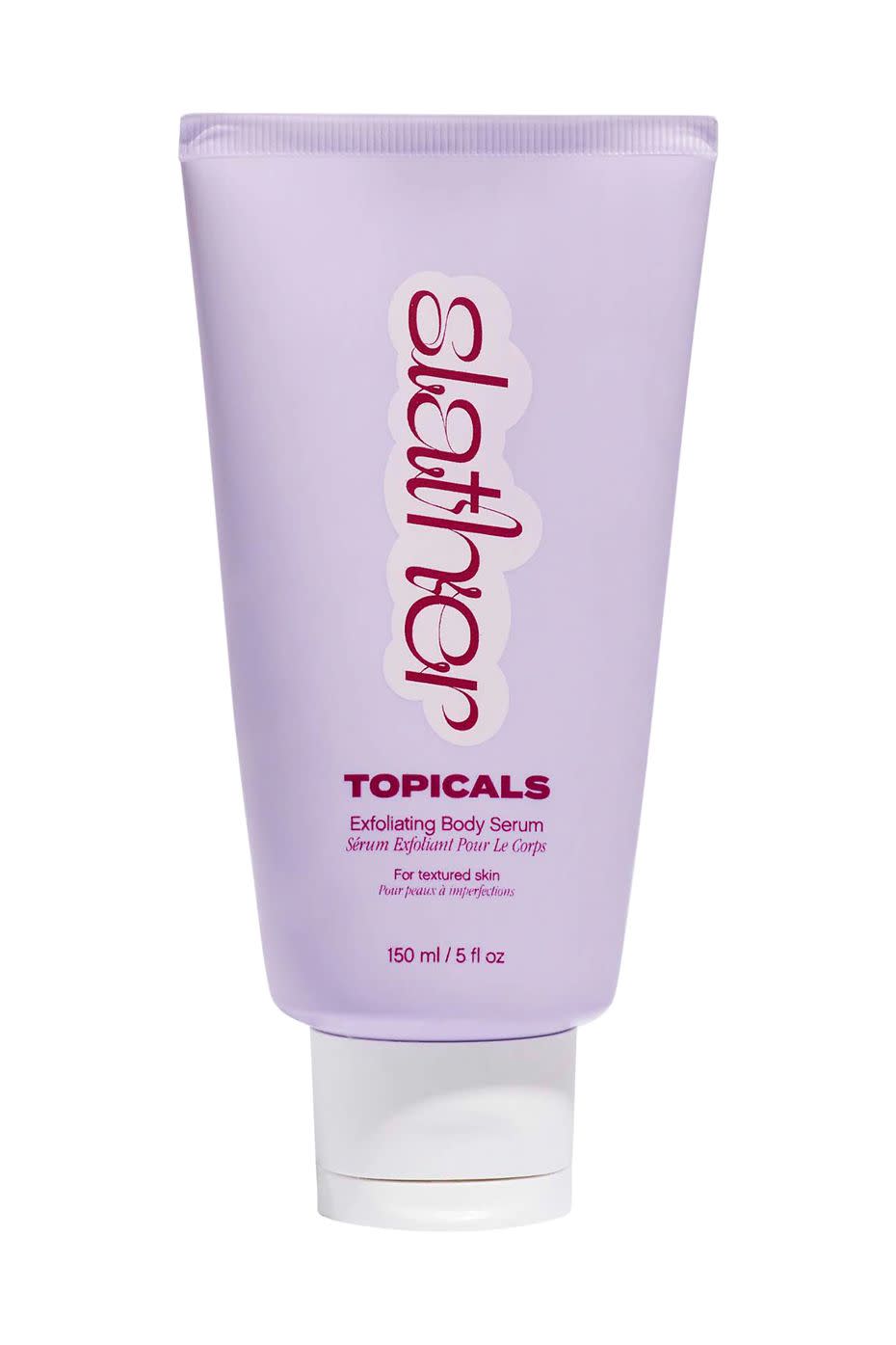 <p><a href="https://go.redirectingat.com?id=74968X1596630&url=https%3A%2F%2Fwww.sephora.com%2Fproduct%2Ftopicals-slather-body-serum-P481500&sref=https%3A%2F%2Fwww.cosmopolitan.com%2Fstyle-beauty%2Fbeauty%2Fg43622960%2Fbest-retinol-body-lotions%2F" rel="nofollow noopener" target="_blank" data-ylk="slk:Shop Now;elm:context_link;itc:0;sec:content-canvas" class="link ">Shop Now</a></p><p>Slather Exfoliating Body Serum</p><p>$30.00</p><p>sephora.com</p><span class="copyright">Courtesy Image</span>