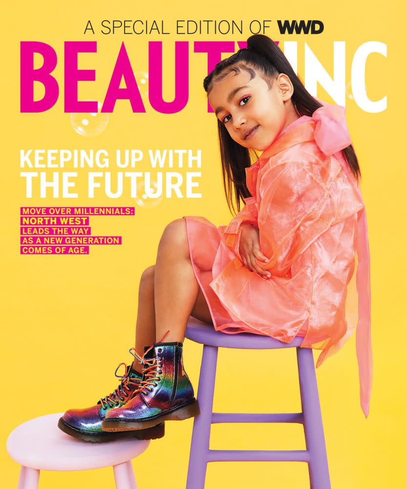 North West covers <em>WWD Beauty Inc</em>