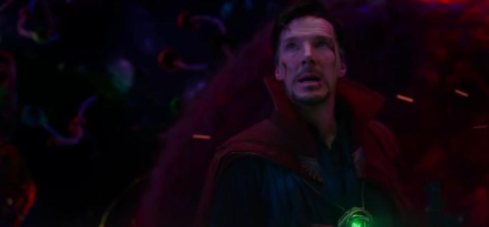 Doctor Strange in the Dark Dimension in "Doctor Strange"