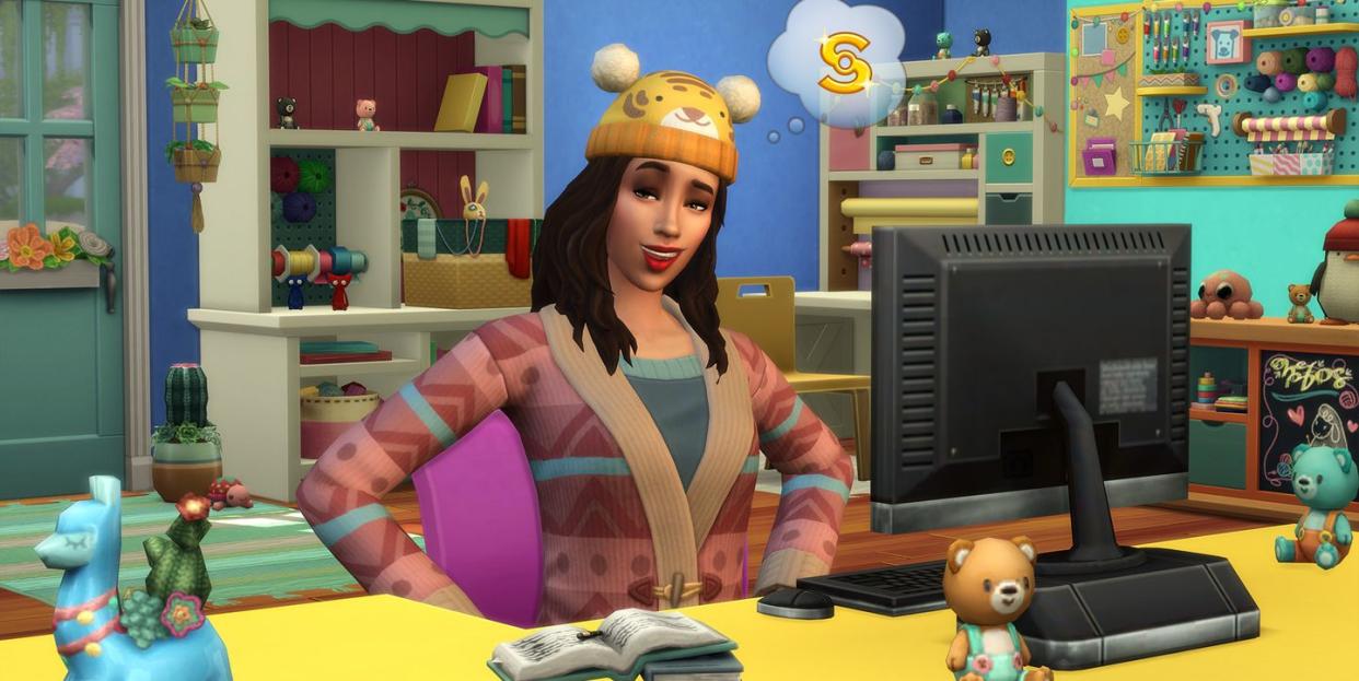 the sims 4 nifty knitting stuff pack