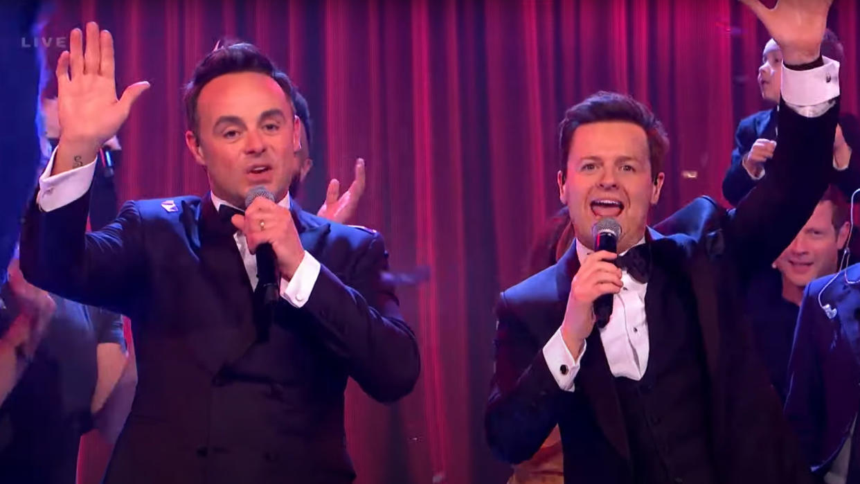 Ant and Dec said farewell to viewers on the final Saturday Night Takeaway. (ITV)