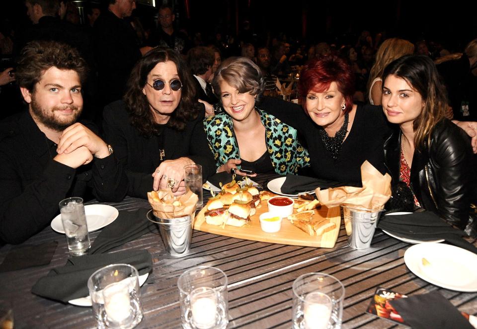 Jack Osbourne, Ozzy Osbourne, Kelly Osbourne, Sharon Osbourne and Aimee Osbourne