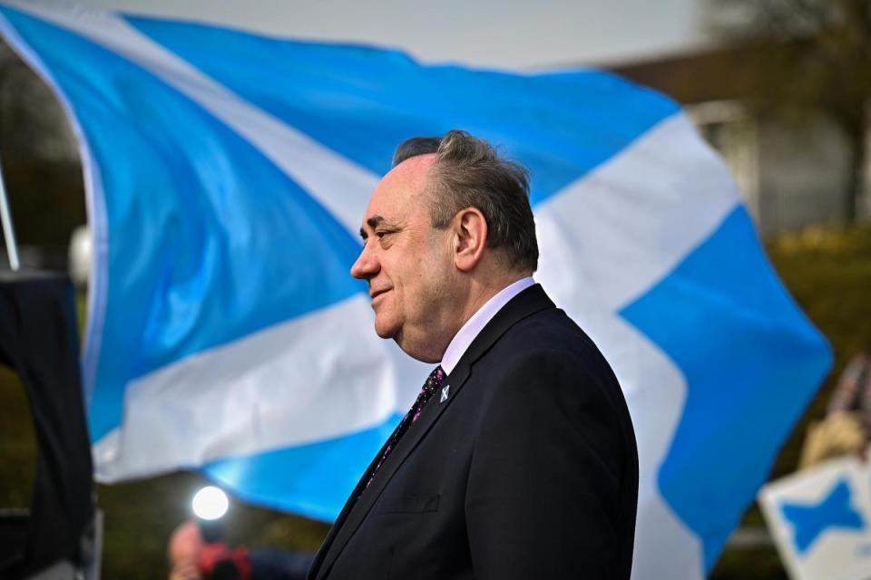 Former First Mnister and SNP leader Alex Salmond. Mr Salmond now leads the Alba Party.