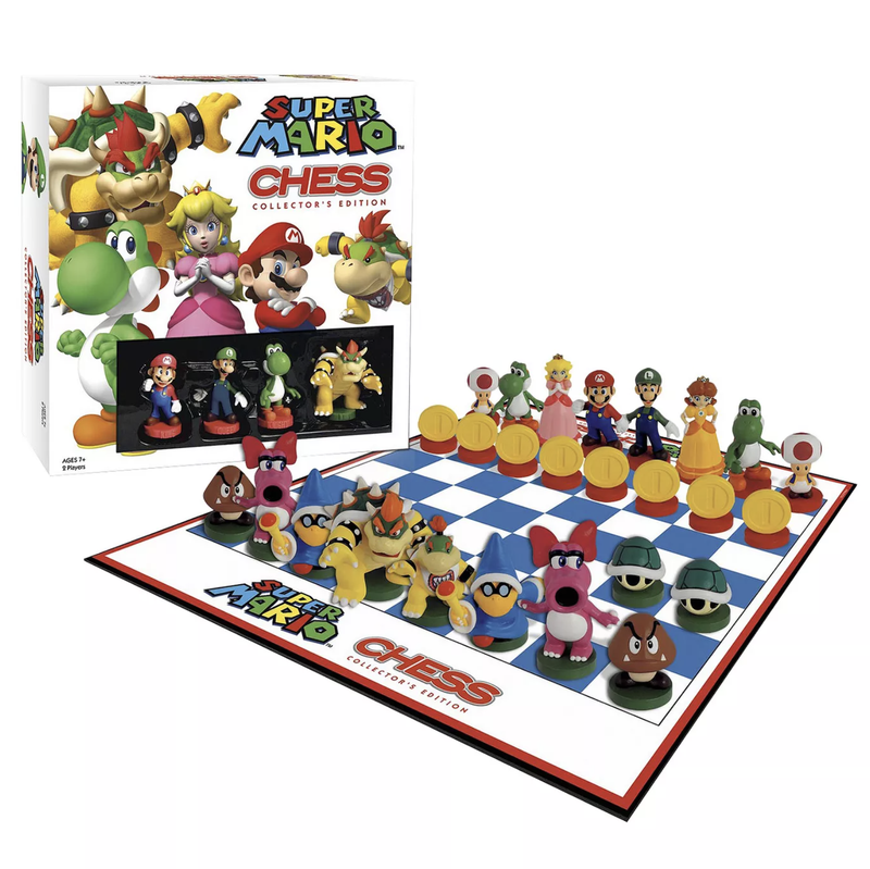 Collectors Edition Super Mario Bros. Chess Board Game