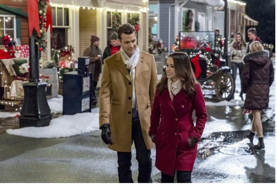 <span><span>Lea Coco and Lacey Chabert in <em>The Sweetest Christmas</em></span><span>Hallmark</span></span>
