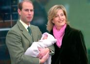 <p>Lady Louise Windsor is born to the Earl and Countess of Wessex on November 8.</p>