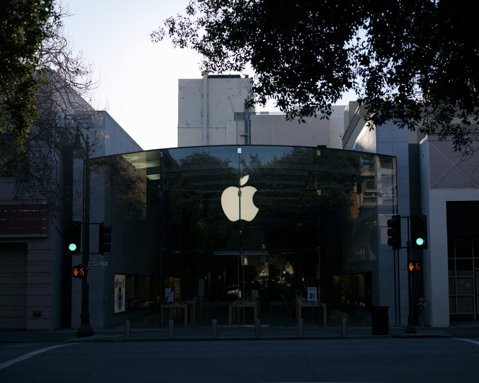 Una tienda Apple en Palo Alto, California, el 29 de enero de 2024. (Ian Bates/The New York Times)