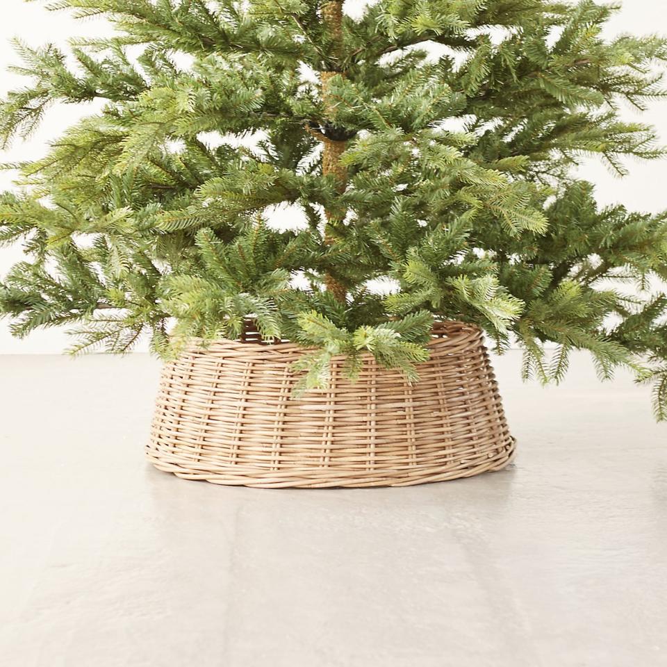 Wicker Christmas Tree Basket