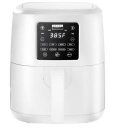 white digital air fryer