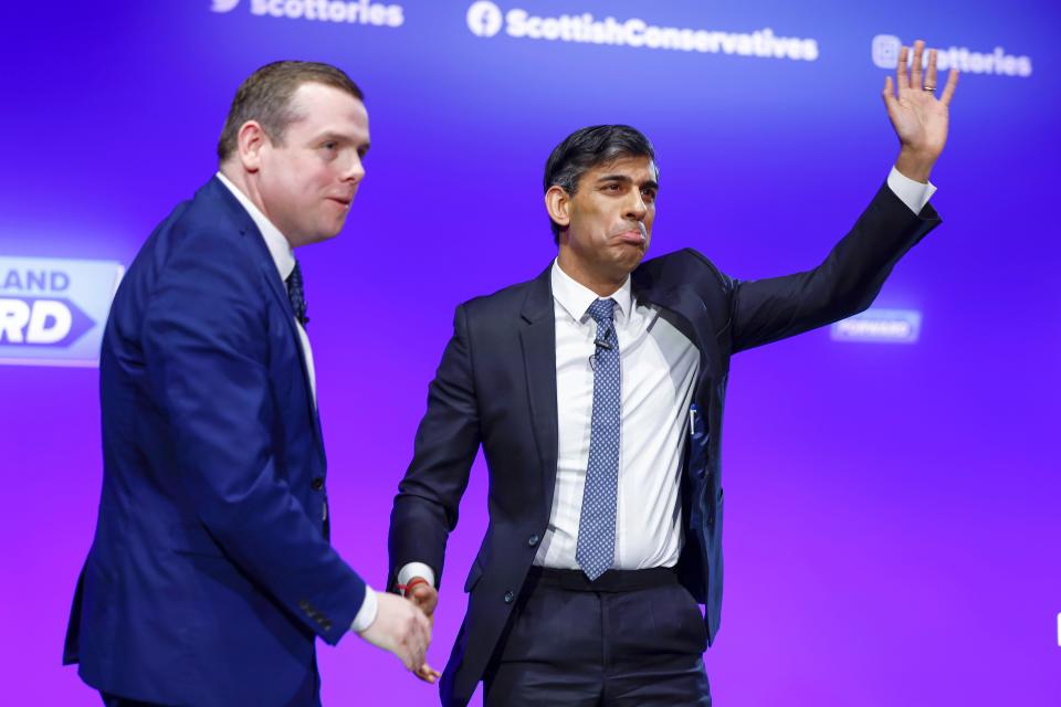 Mr Ross and Rishi Sunak (Getty Images)