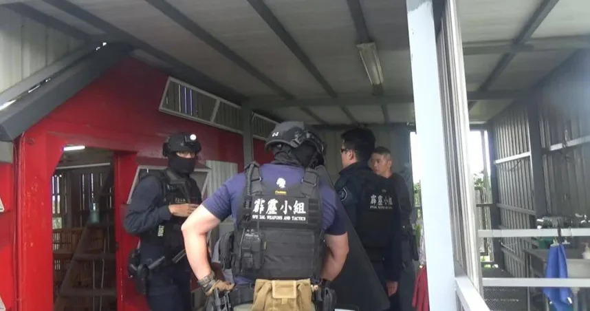 檢警攻堅。（圖／雲林地檢署提供）