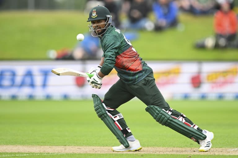 Bangladesh's captain Najmul Hossain Shanto said the T20 series with Sri Lanka was critical training for the upcoming World Cup (BLAKE ARMSTRONG)