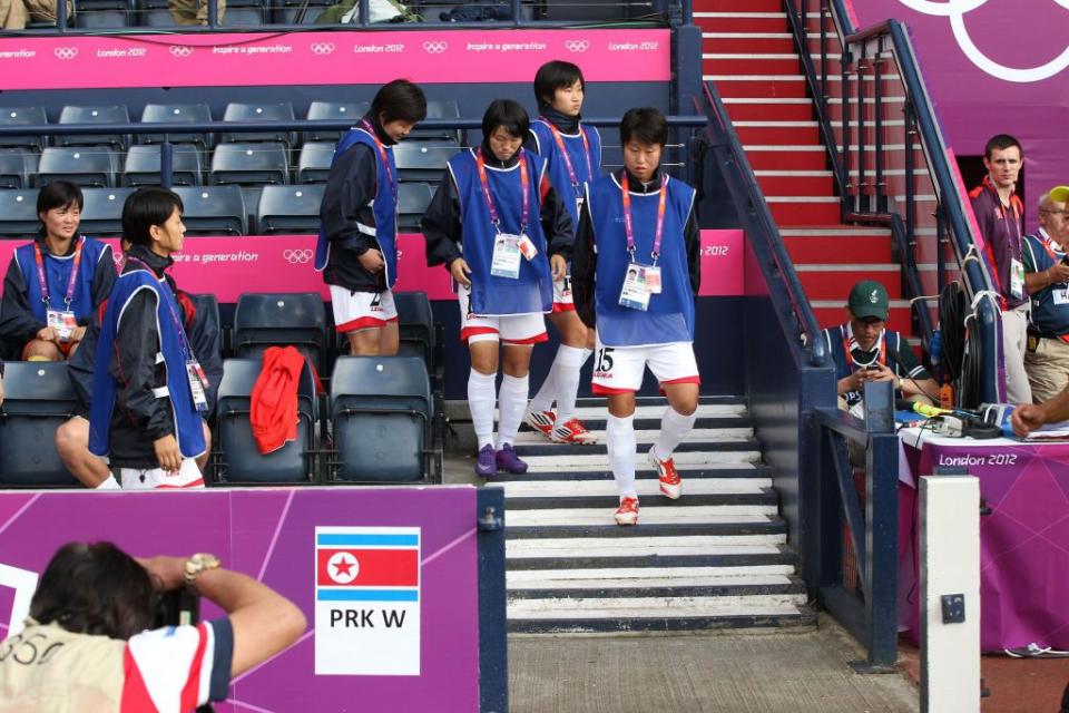 2012: North Korean Football Team Delays Game