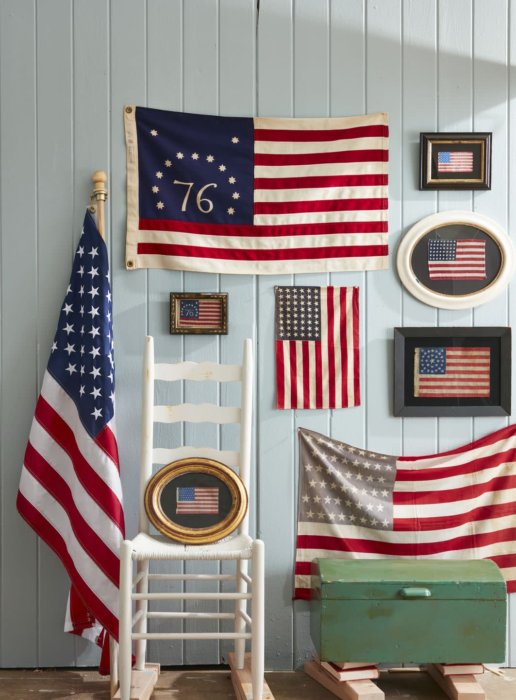 vintage american flags