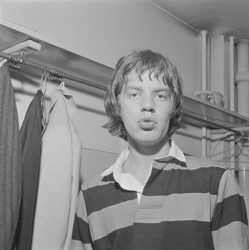 Closeup of Mick Jagger