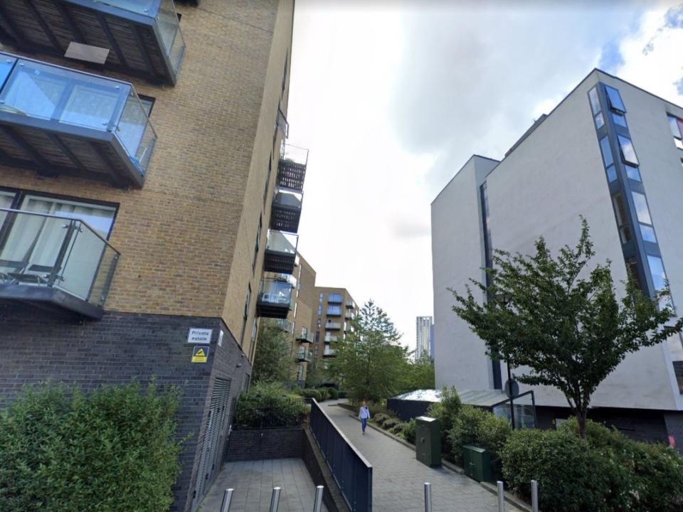 Russett Way in Lewisham, south London, where a small boy died following a fire (Google Street View)