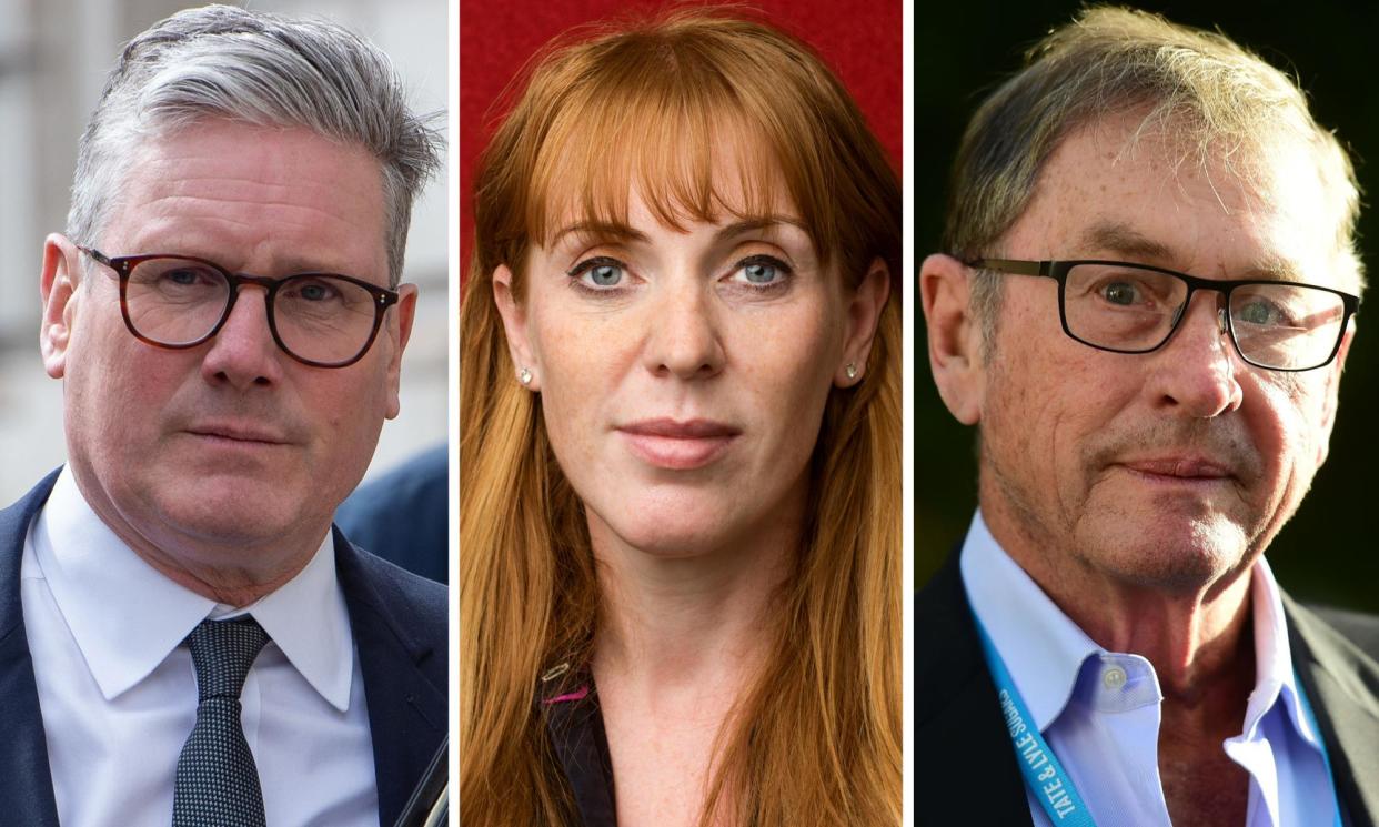 <span>From left: Starmer, Rayner and Ashcroft, whose book about Rayner, Red Queen?, has prompted weeks of newspaper coverage.</span><span>Composite: Pal Hansen; Shutterstock</span>