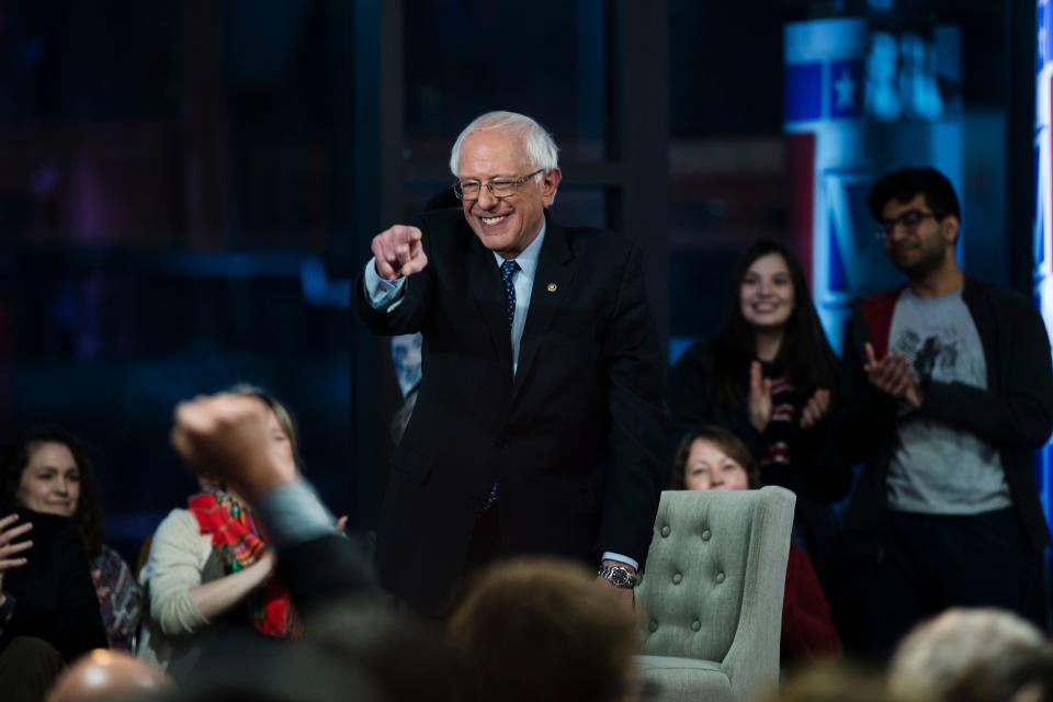 Bernie Sanders turned in a scrappy, energized performance on the Fox News town hall Monday night.