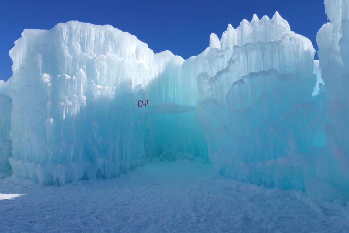 Ice Castles in Lincoln, New Hampshire