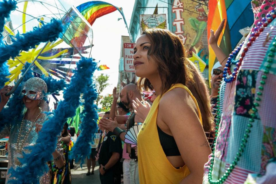 Monica Raymund stars in the Starz series "Hightown," which is set (and was partly filmed) in Provincetown and around Cape Cod. Provided by STARZ