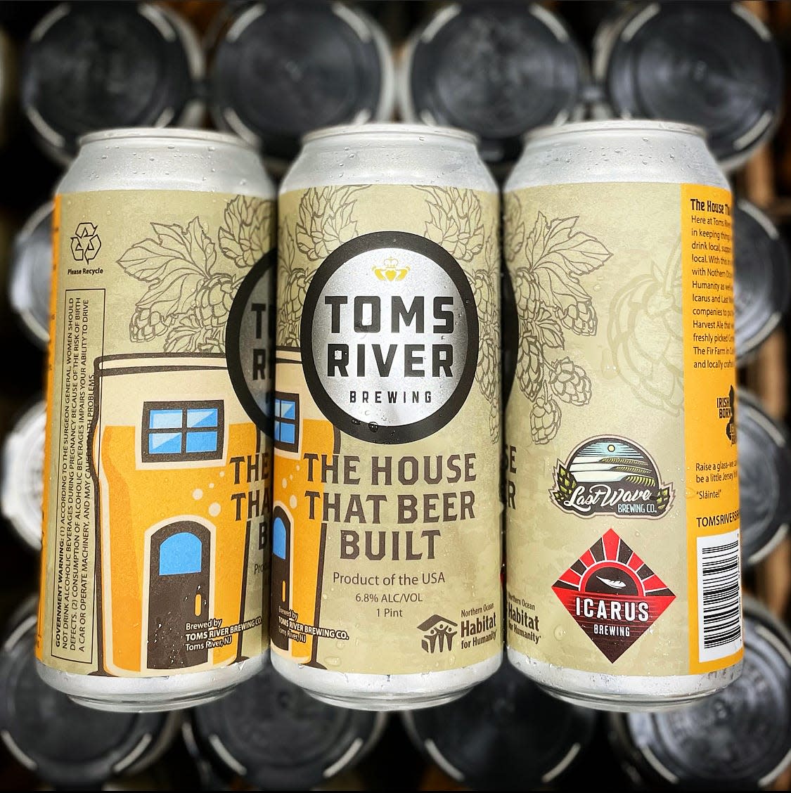 Last Wave Brewing Co. of Point Pleasant Beach, Icarus Brewing of Lakewood and Toms River Brewing have collaborated on The House That Beer Built, a new ale supporting Northern Ocean Habitat for Humanity.