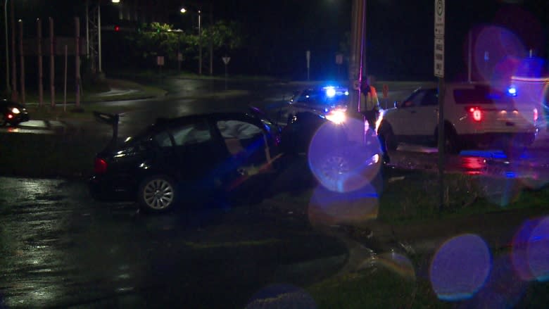 Armdale Roundabout crash sends 3 to hospital with serious injuries