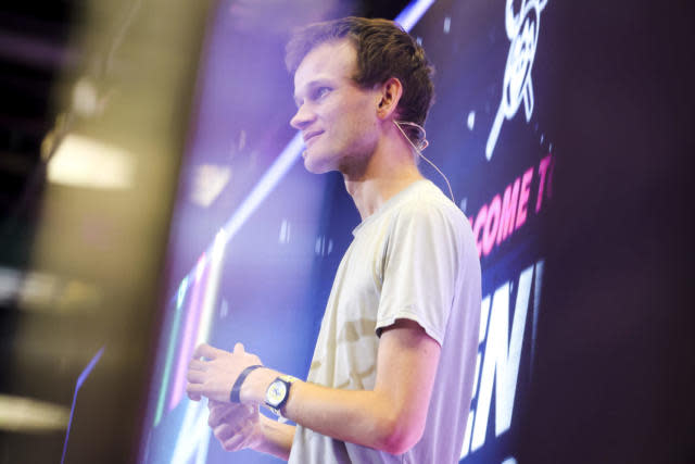 Vitalik Buterin en la Conferencia Ethereum