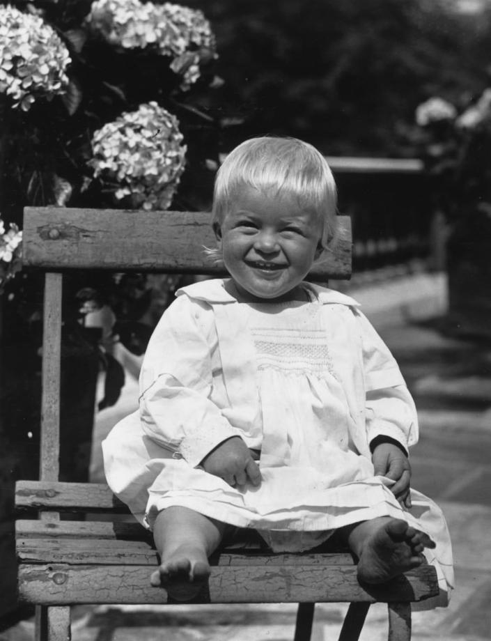 <div class="inline-image__caption"><p>Prince Philip of Greece, later Duke of Edinburgh, as a toddler, in July 1922.</p></div> <div class="inline-image__credit">Topical Press Agency/Getty</div>