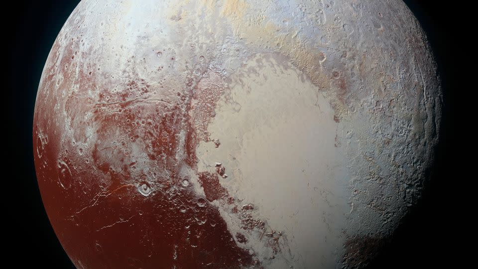 Die Raumsonde New Horizons hat am 14. Juli 2015 ein Bild von Plutos Kern aufgenommen. – Johns Hopkins University Applied Physics Laboratory/Southwest Research Institute/NASA