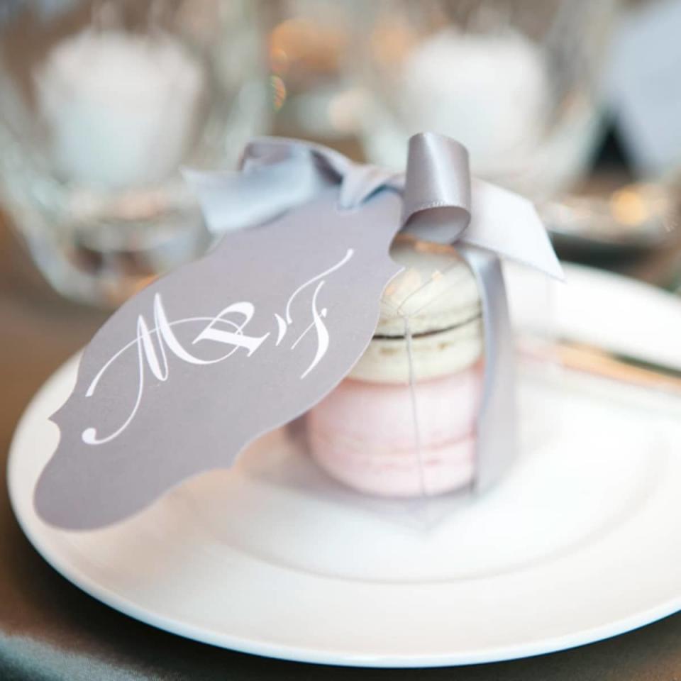 Monogram Macaroons