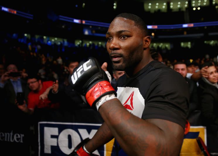 Anthony Johnson is always looking to land one big shot. (Getty)