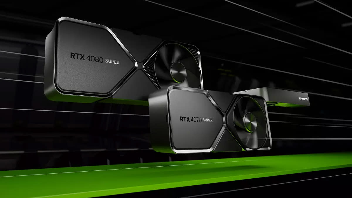  Nvidia 40 Super series GPUs. 