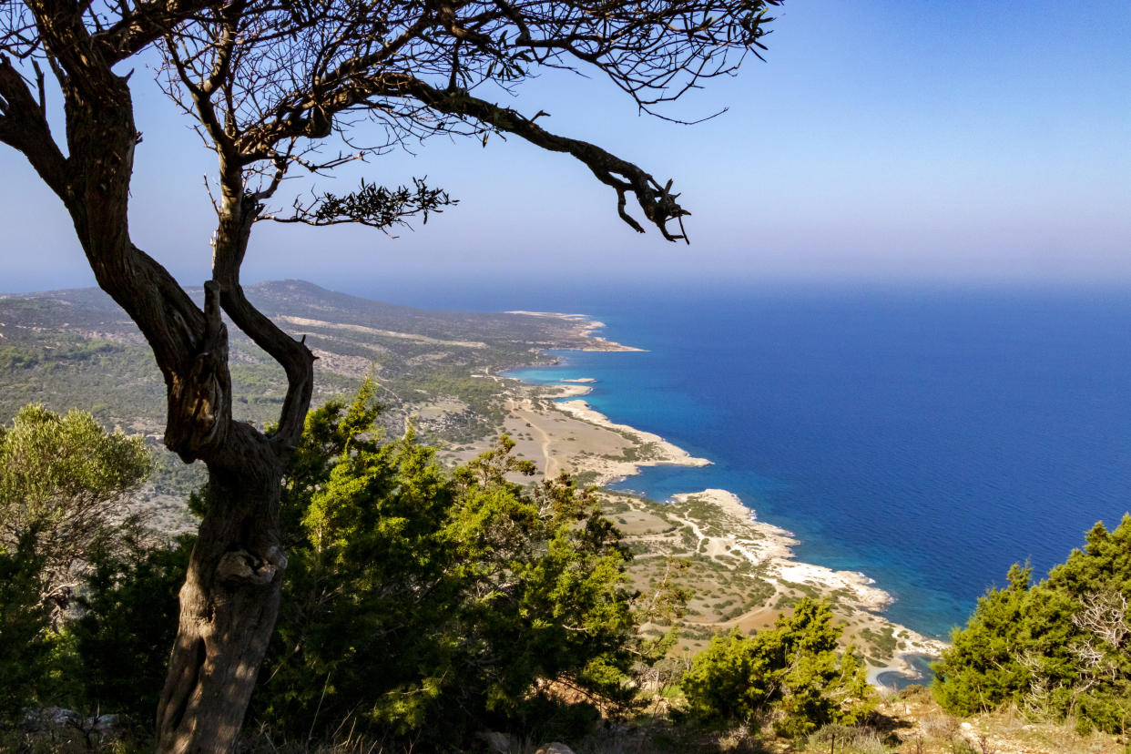 Cyprus is roughly 150 miles away from the coast of Israel. (Getty Images)