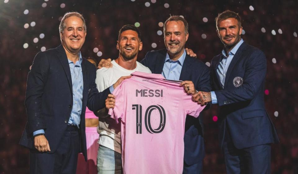 Las entradas para ver el debut de Lionel Messi el viernes con el Inter de Miami están costosas, Imagen tomada de Twitter @InterMiamiCF