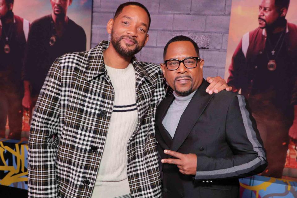 <p>Eric Charbonneau/Getty</p> Will Smith and Martin Lawrence in Los Angeles