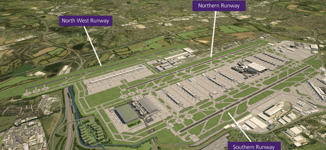 Master plan: Heathrow's depiction of an expanded airport: Heathrow Airport Ltd