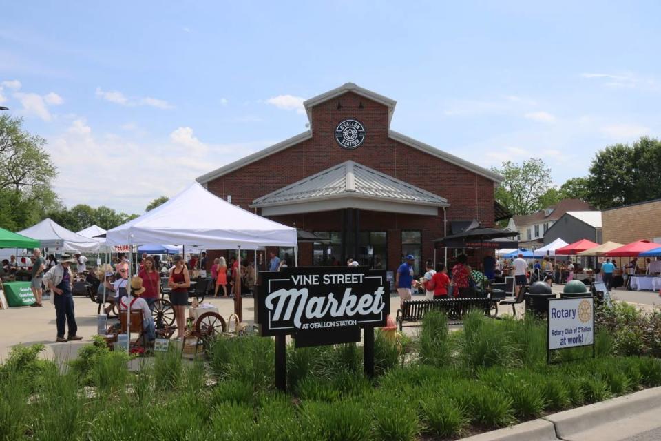 The Vine Street Market at O’Fallon Station is open from 8 a.m. to noon Saturdays at O’Fallon Station, 212 E. First St., O’Fallon. For more information, call 618-624-0139 or visit ofallonstation.com/vine-street-market. Brian Keller/O'Fallon Historical Society president