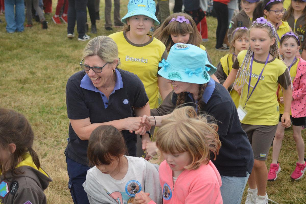 Girlguiding members from Cornwall come together for all day party <i>(Image: Girlguiding)</i>