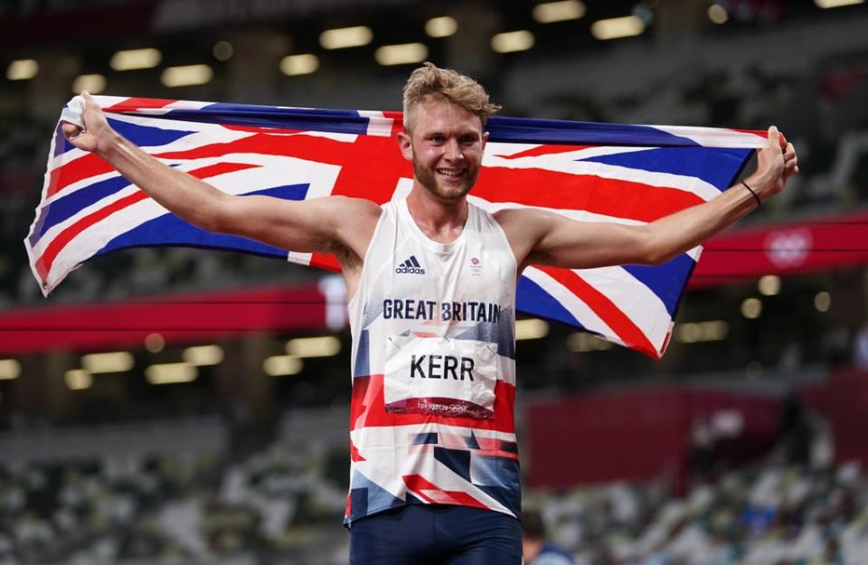 Josh Kerr finished third in the men’s 1,500m (Martin Rickett/PA) (PA Wire)