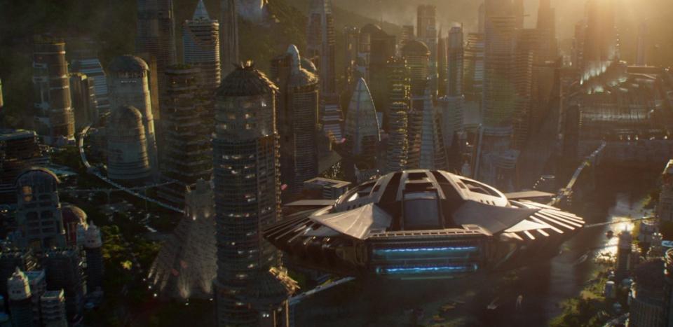 Black Panther's homeland of Wakanda (credit: Marvel Studios)