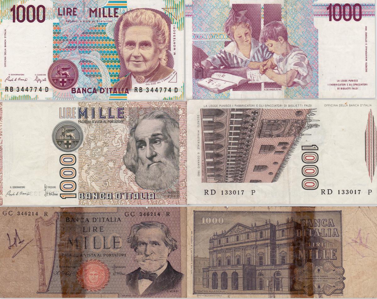 Конвертация лиры в рубли. Национальная валюта Италии. Итальянские Лиры купюры.