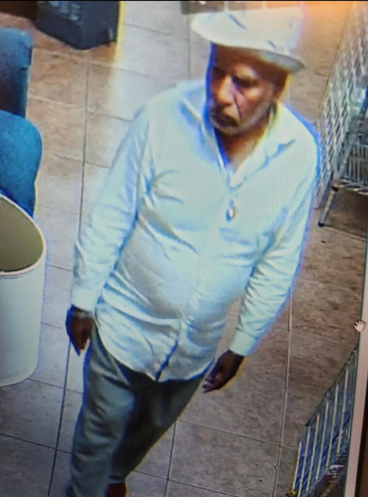 Fort Pierce police are looking for this man in connection with an Oct. 25, 2022, incident at a store in Sabal Palm Plaza
