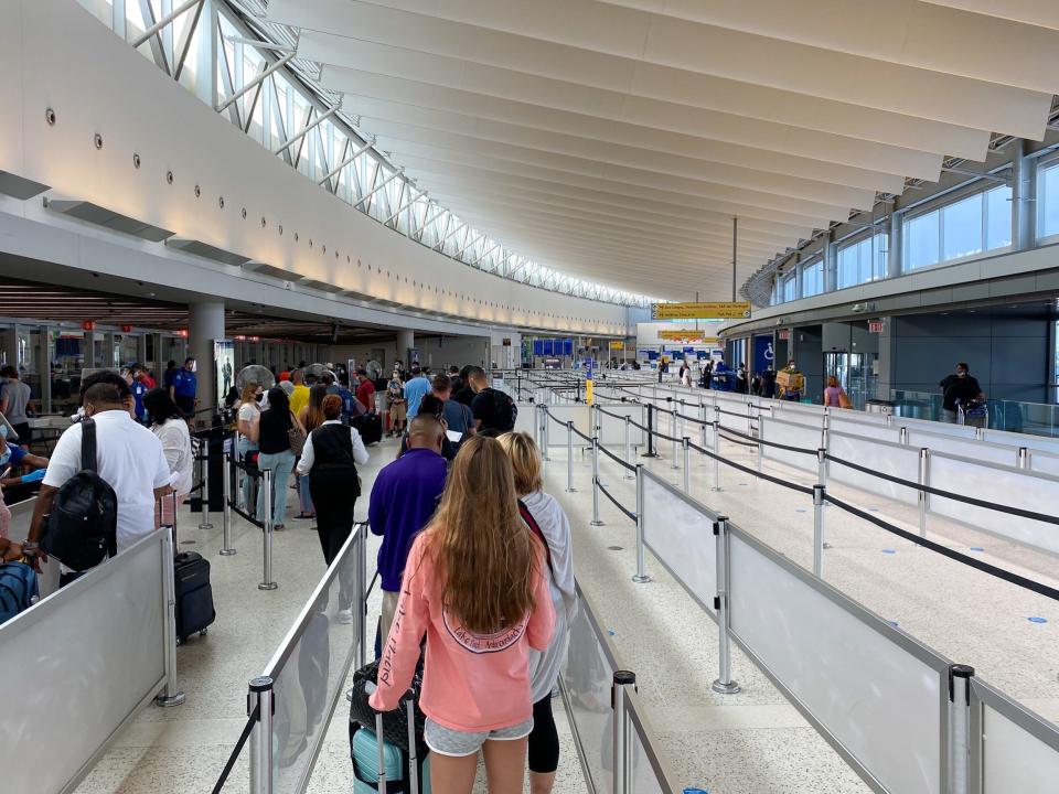 Flying from JFK Airport during pandemic