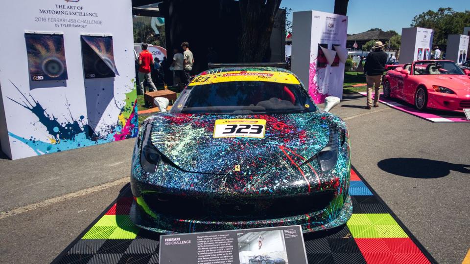 pebble beach art cars