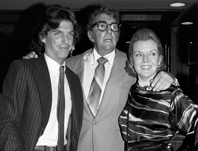 <p>Dominick/WWD/Penske Media/Getty</p> Ricci Martin, Dean Martin, and Jeanne Martin attend a party in Beverly Hills, California, on October 5, 1981.