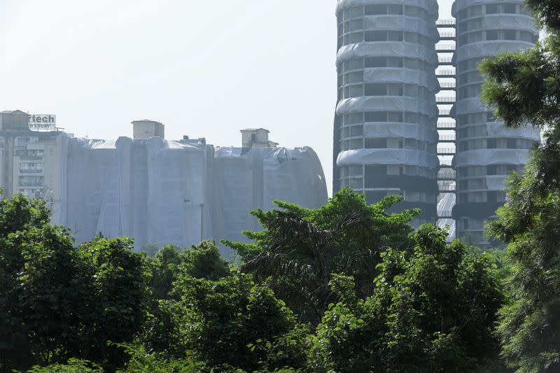 Supertech Twin Towers demolition in Noida