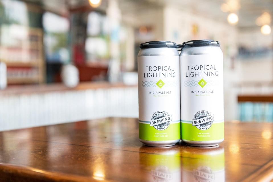 Tropical Lightning is one of Wilmington Brewing Company's flagship beers.