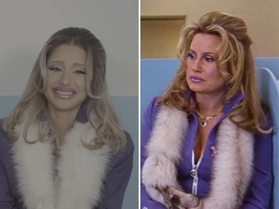 Ariana Grande imitates Jennifer Coolidge in Best in Show