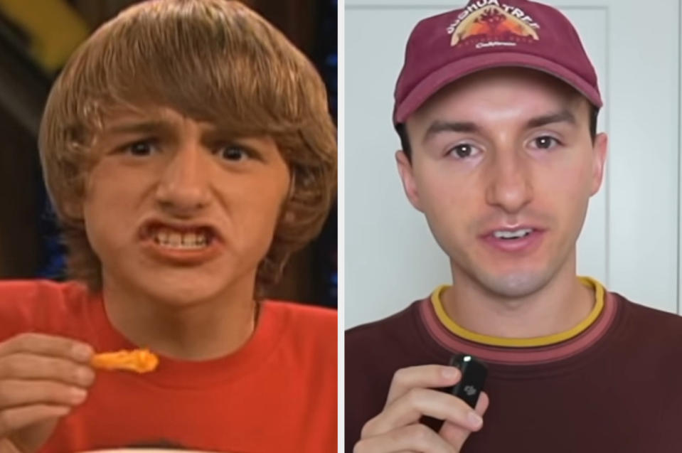 Side-by-side of Lucas Cruikshank